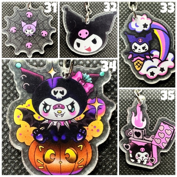 Krazy Kuromi KBK Acrylic Keychains - Picture 8 of 9